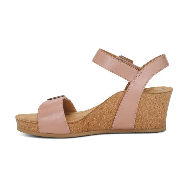 Aetrex Lexa Quarter Strap Wedge