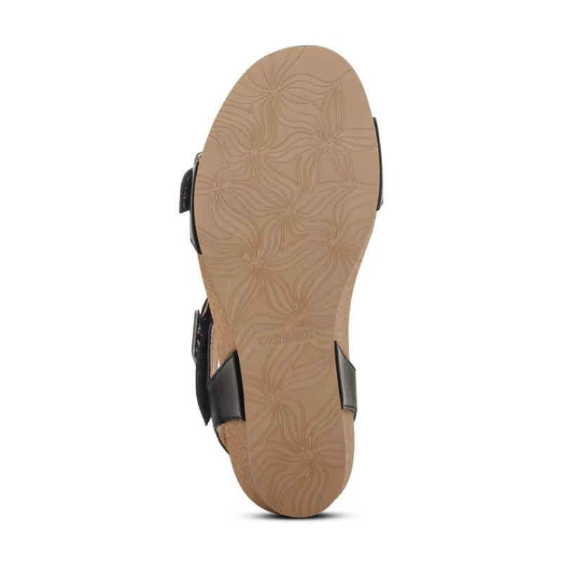 Aetrex Lexa Quarter Strap Wedge