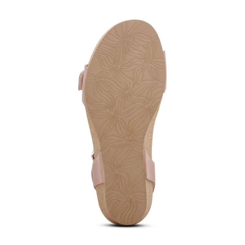 Aetrex Lexa Quarter Strap Wedge