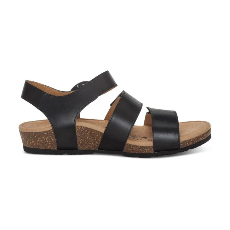 Aetrex Lilly Adjustable Quarter Strap Sandal