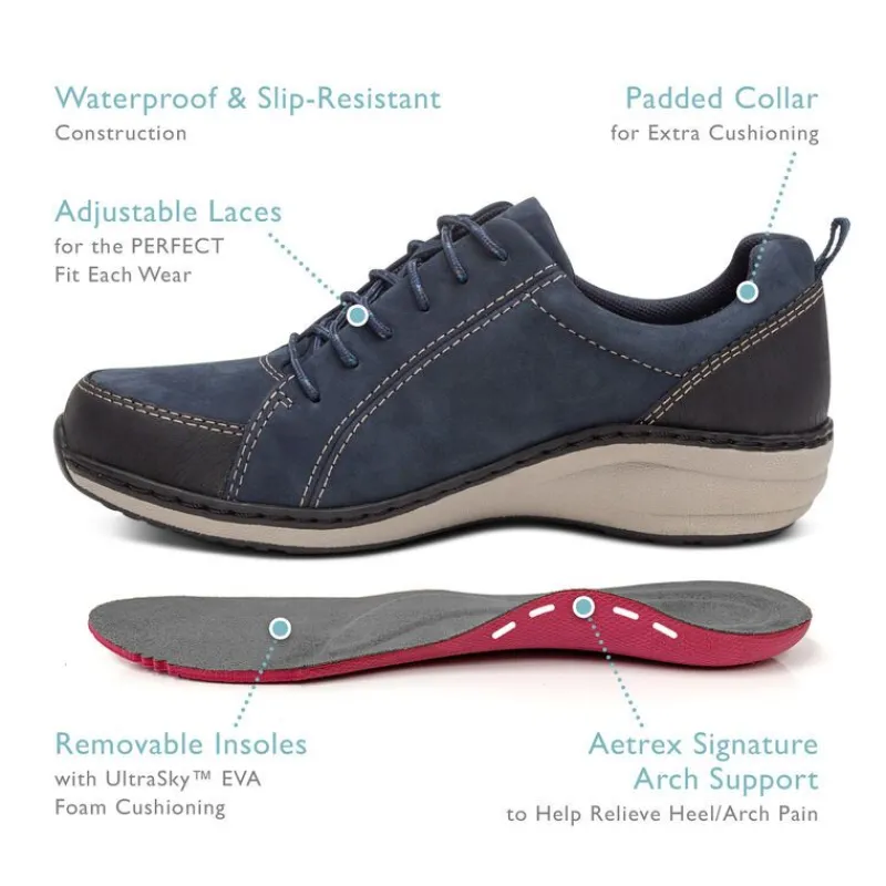 Aetrex Mara Casual Hiking Sneakers