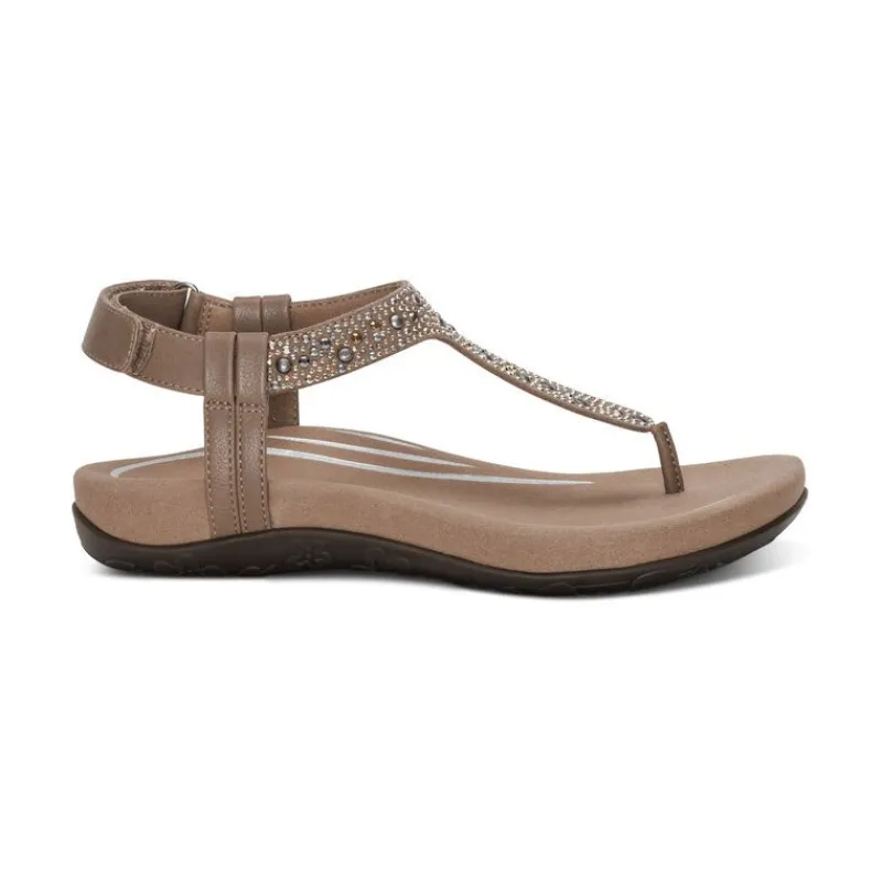 Aetrex Marni Slingback Thong Sandal