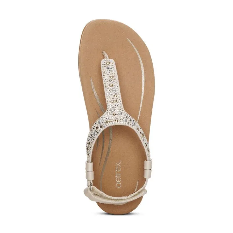 Aetrex Marni Slingback Thong Sandal