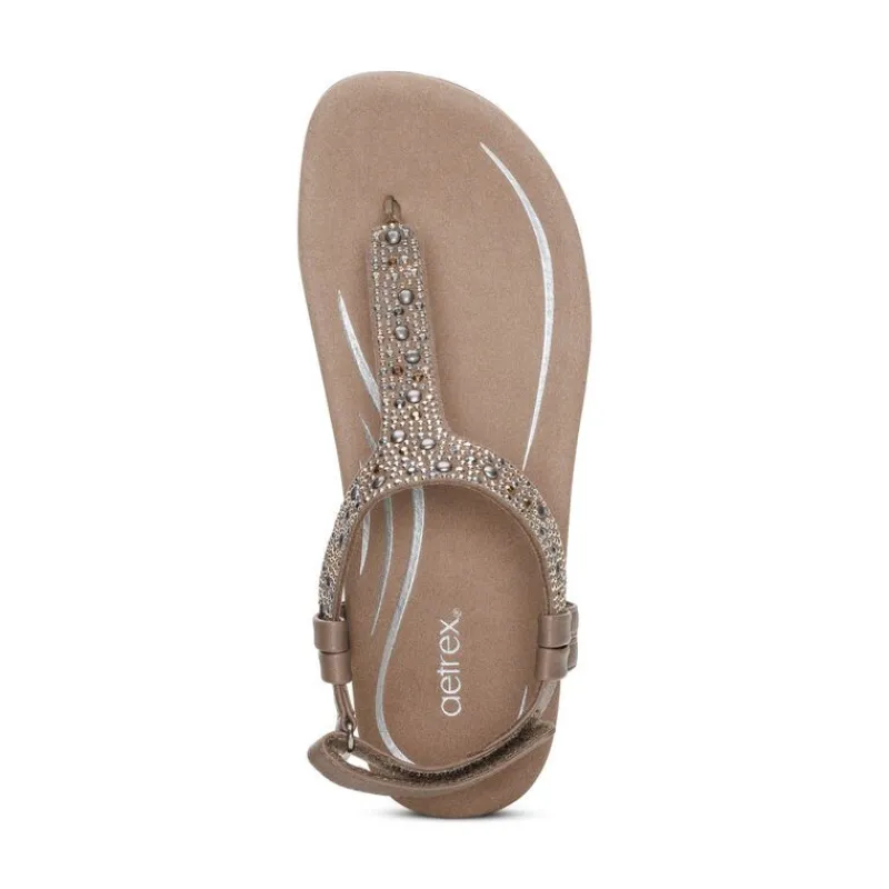 Aetrex Marni Slingback Thong Sandal