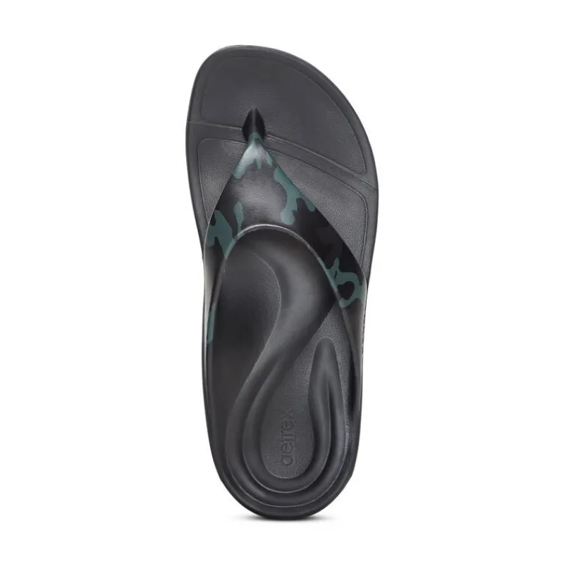Aetrex Maui Orthotic Flips - Men