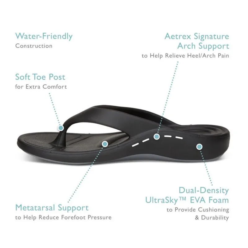 Aetrex Maui Orthotic Flips - Women