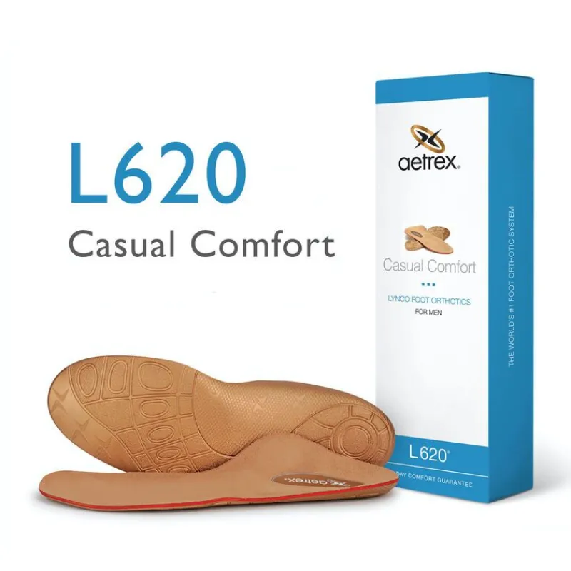 Aetrex Men'S Casual Comfort Posted Orthotics