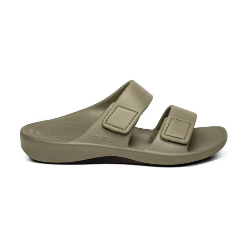 Aetrex Milos Orthotic Slides - Mens