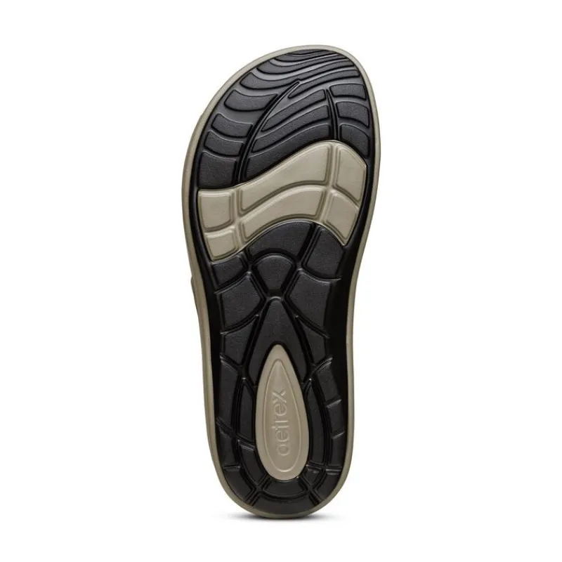 Aetrex Milos Orthotic Slides - Mens