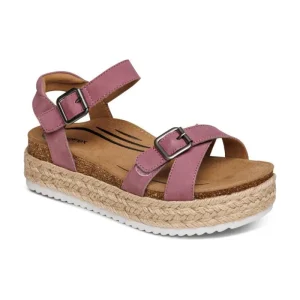 Aetrex Paula Platform Sandal