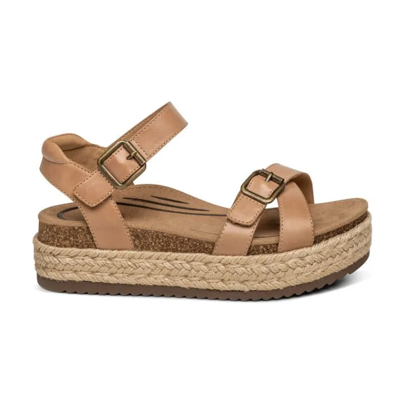 Aetrex Paula Platform Sandal