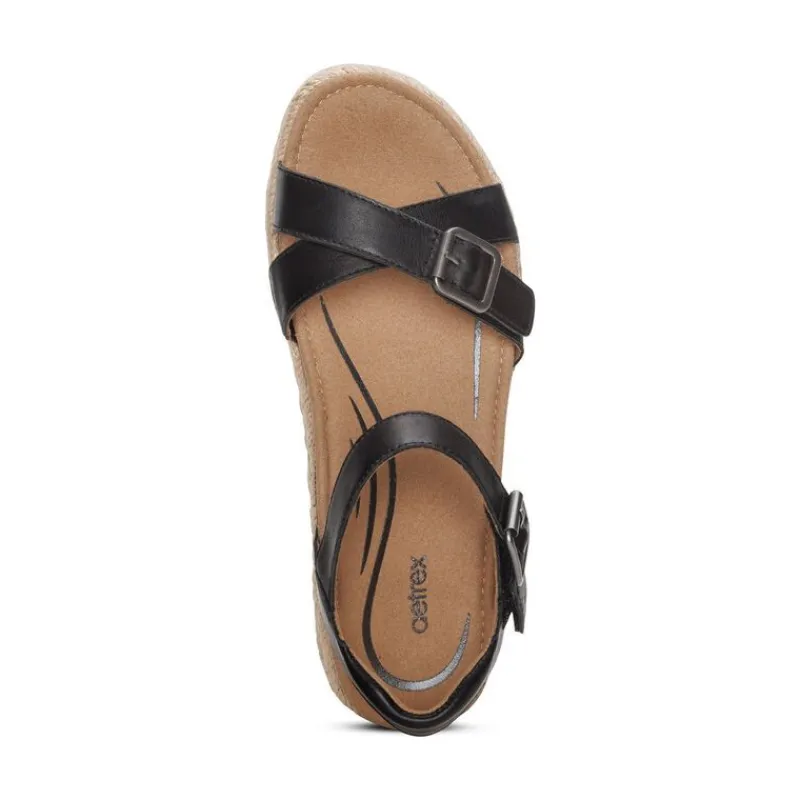 Aetrex Paula Platform Sandal