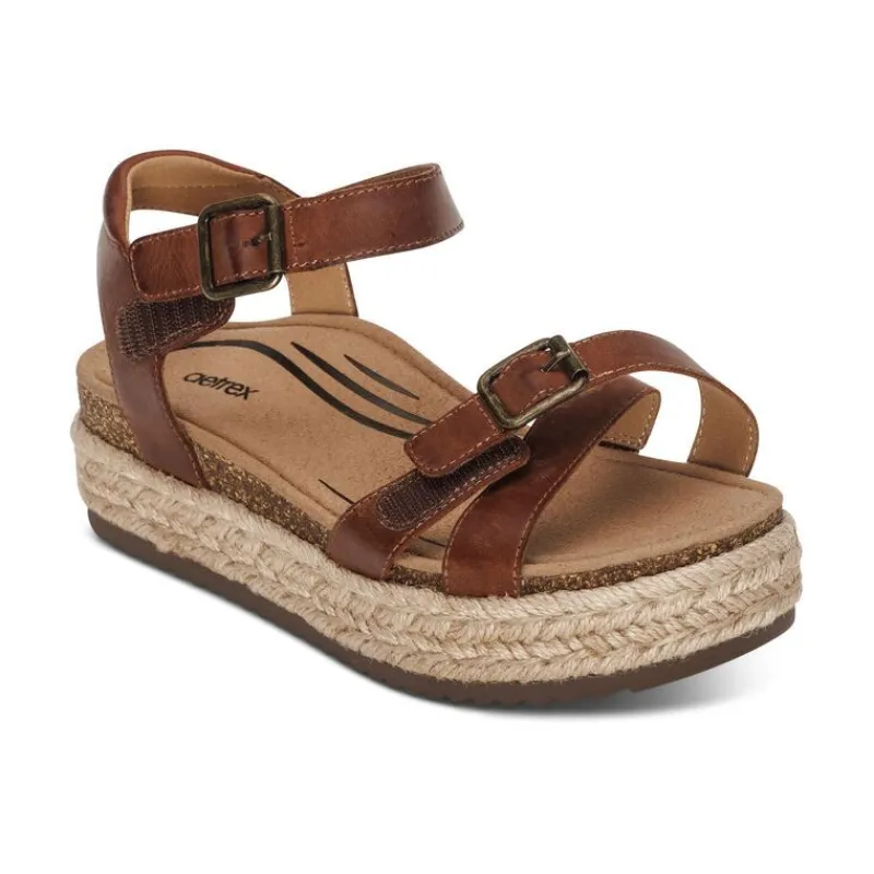 Aetrex Paula Platform Sandal