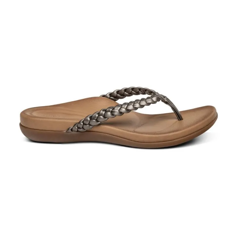 Aetrex Rachel Thong Sandal
