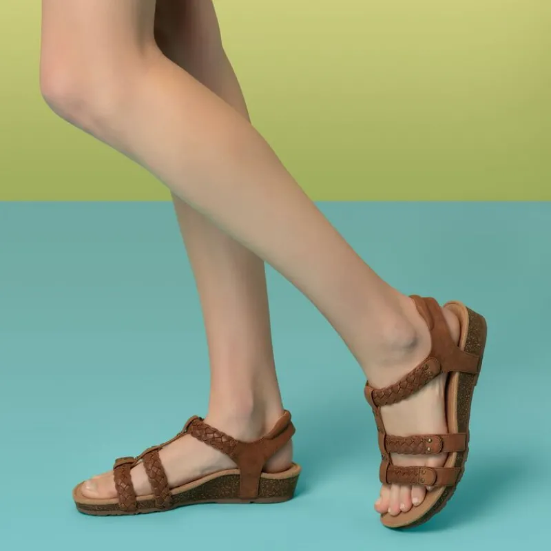 Aetrex Reese Adjustable Gladiator Sandal