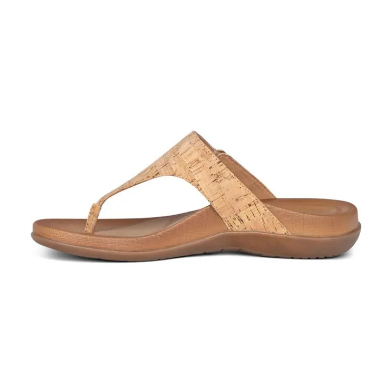 Aetrex Rita Adjustable Thong Sandal