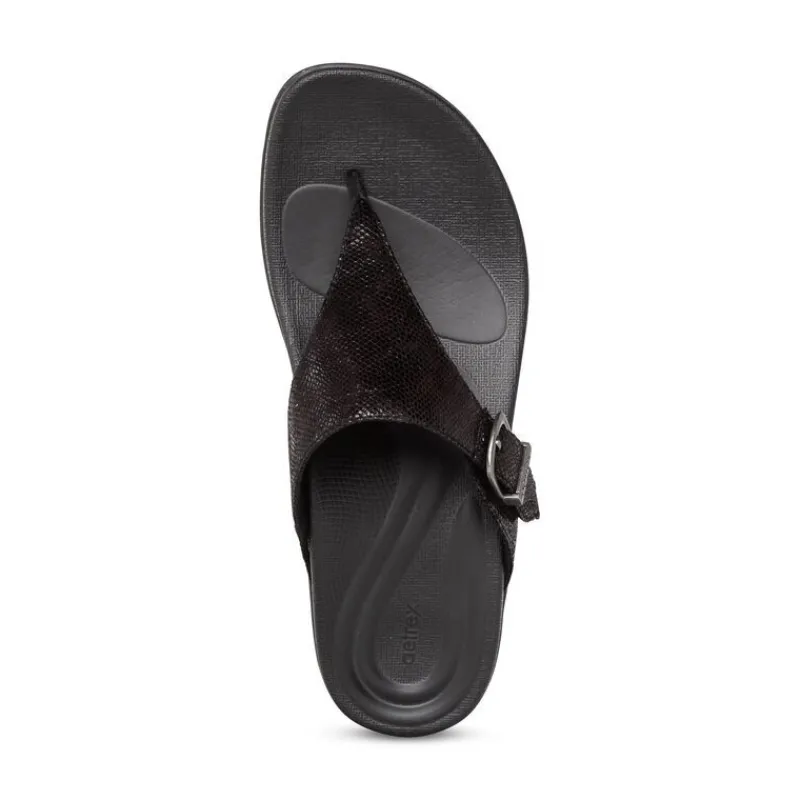 Aetrex Rita Adjustable Thong Sandal