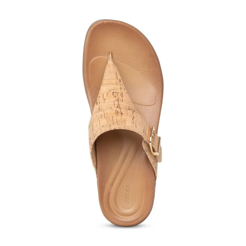 Aetrex Rita Adjustable Thong Sandal