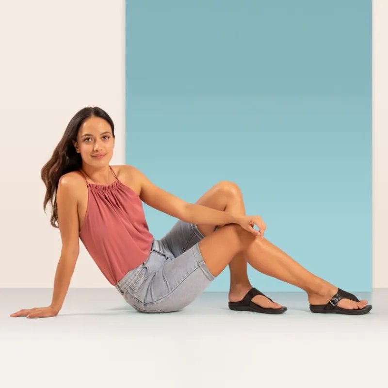 Aetrex Rita Adjustable Thong Sandal