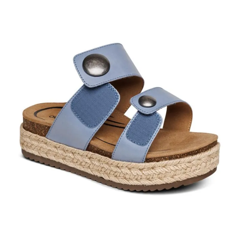 Aetrex Sofie Platform Sandal