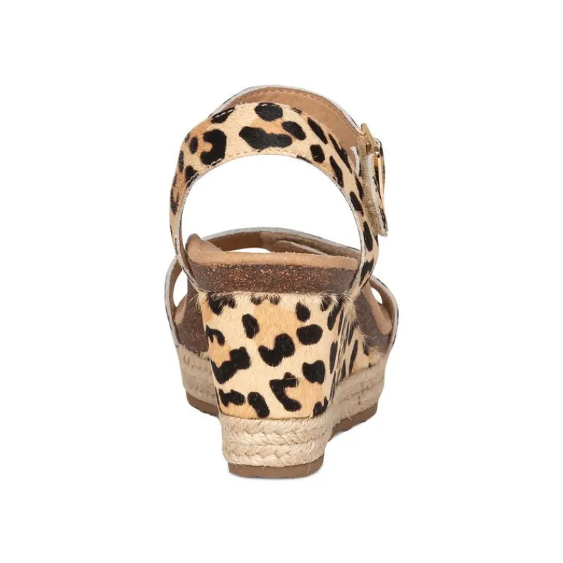 Aetrex Sydney Quarter Strap Espadrille Wedge