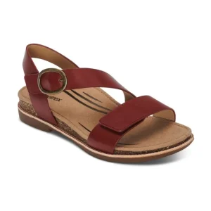 Aetrex Tamara Asymmetrical Quarter Strap Sandal