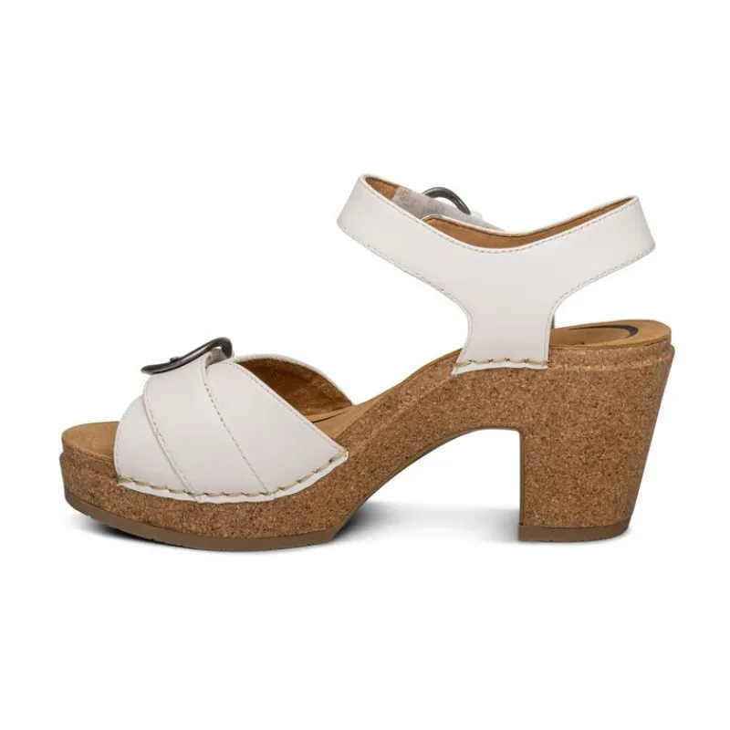 Aetrex Tory Open Toe Heels