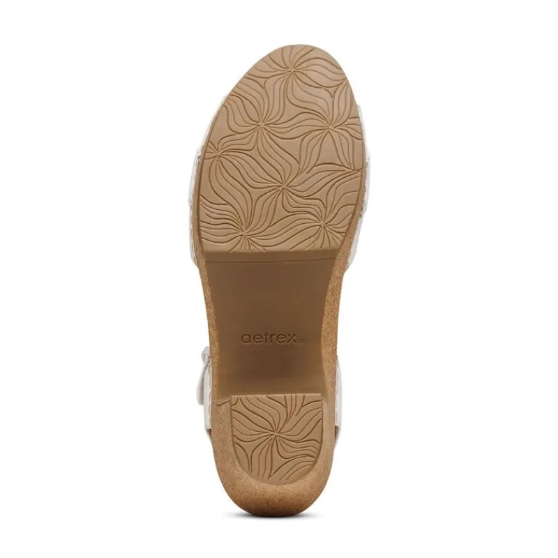 Aetrex Tory Open Toe Heels