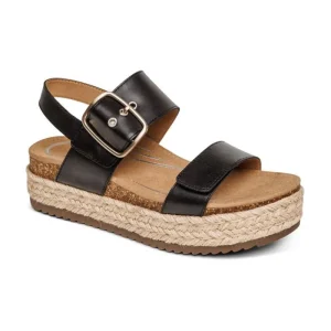 Aetrex Vania Arch Support Platform Sandal