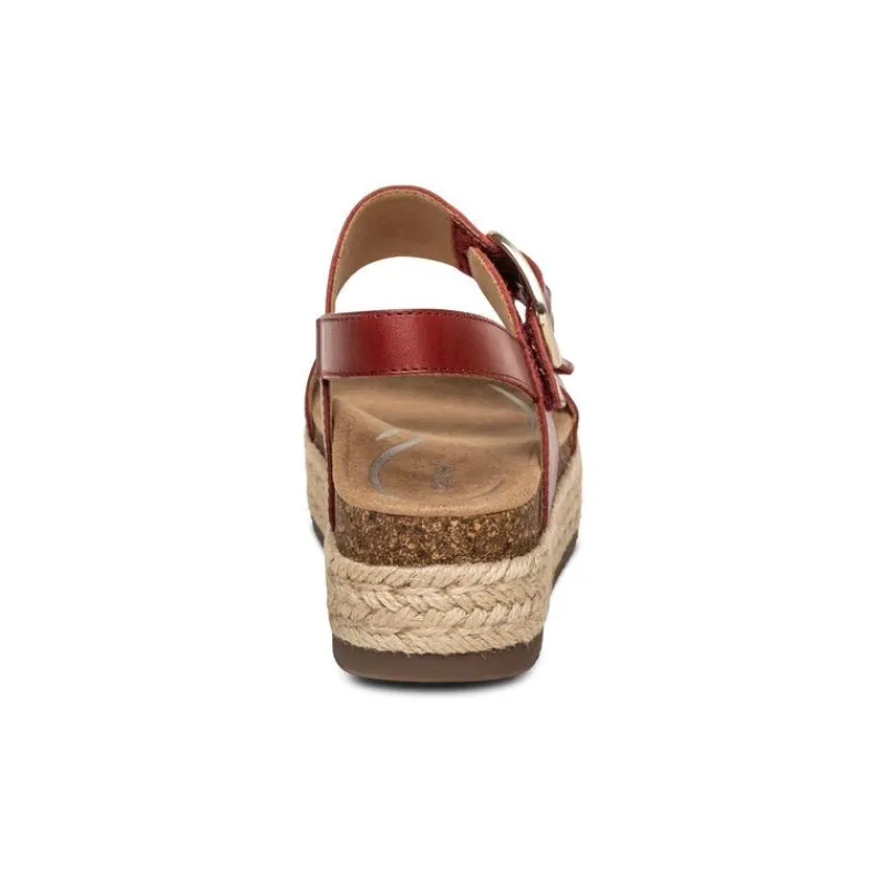 Aetrex Vania Arch Support Platform Sandal